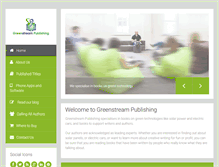 Tablet Screenshot of greenstreampublishing.com